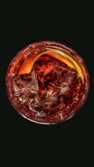 Drink dell'aperitivo visto dall'alto